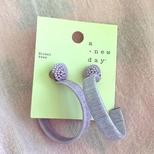 Light purple earrings